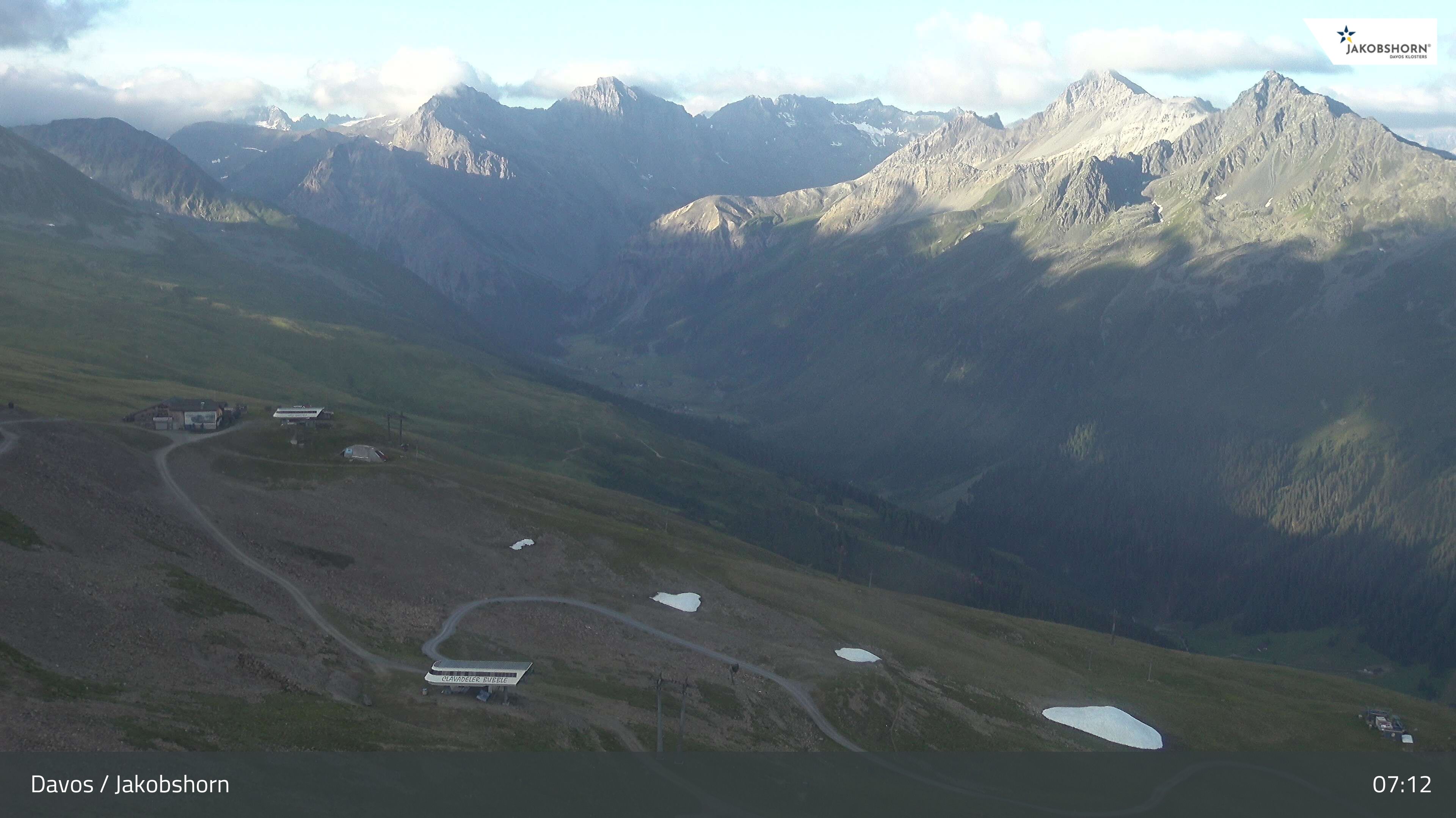 Davos: Platz - Jakobshorn, Blick Jatzhütte