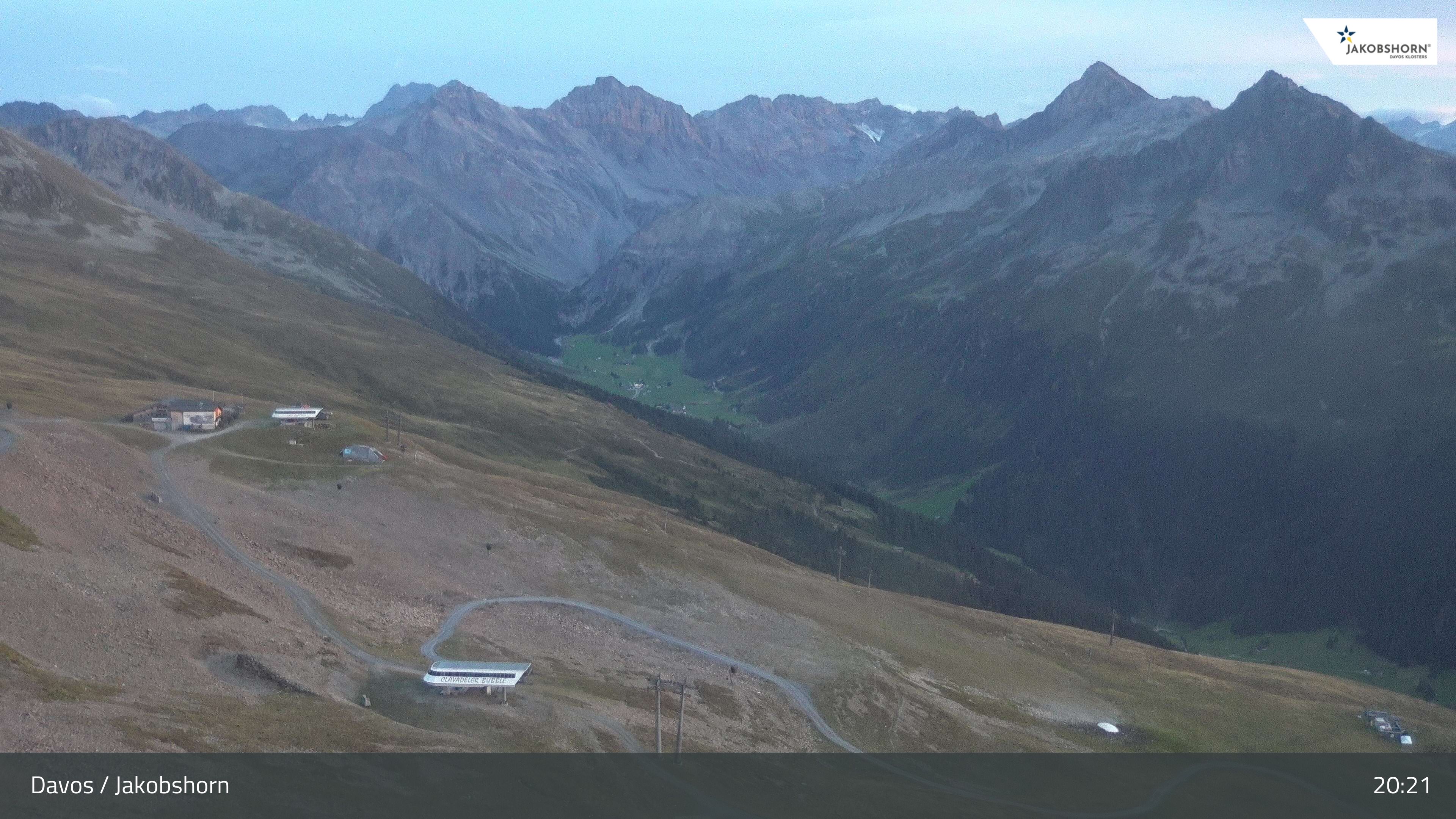 Davos: Platz - Jakobshorn, Blick Jatzhütte