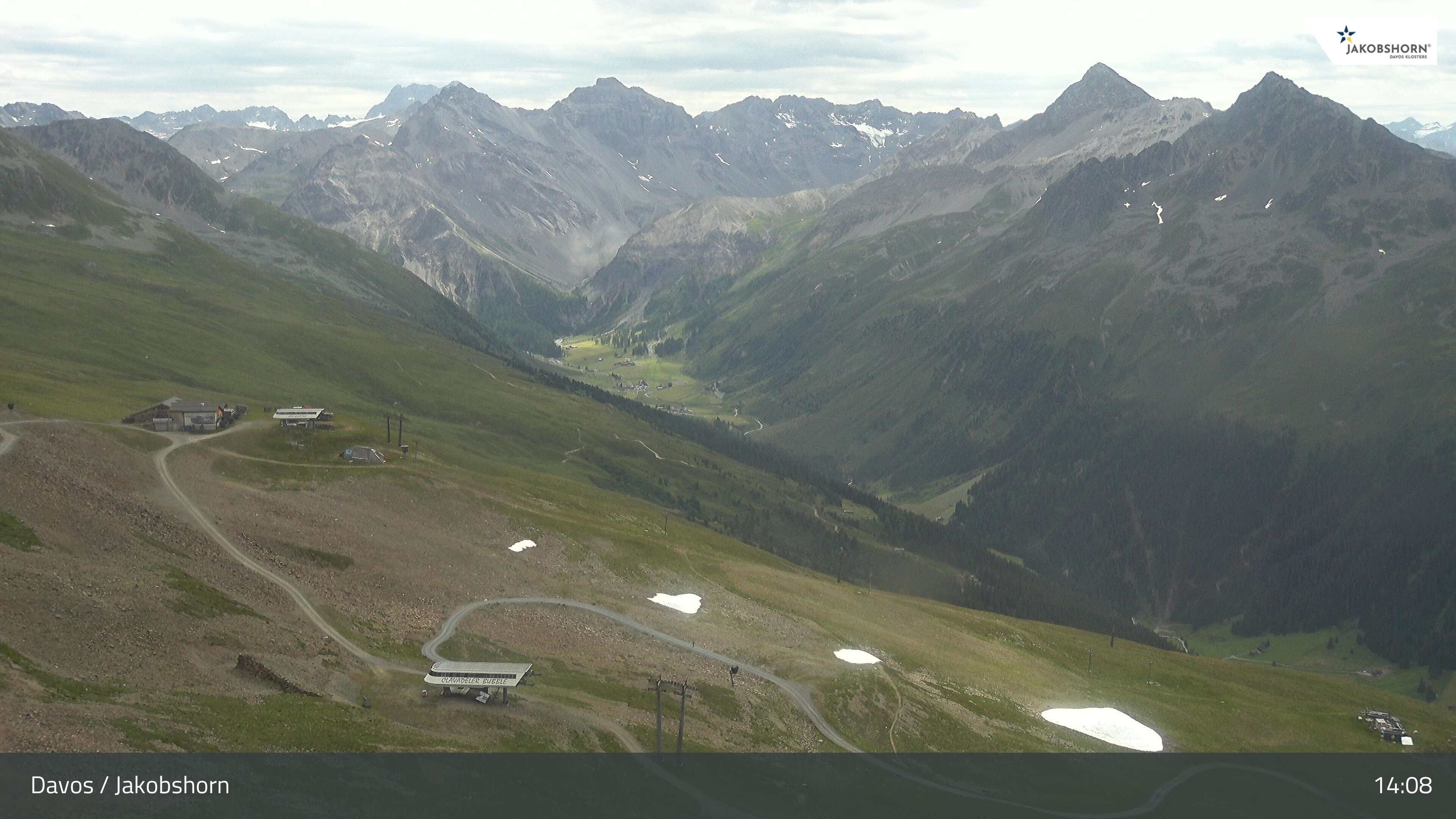 Davos: Platz - Jakobshorn, Blick Jatzhütte