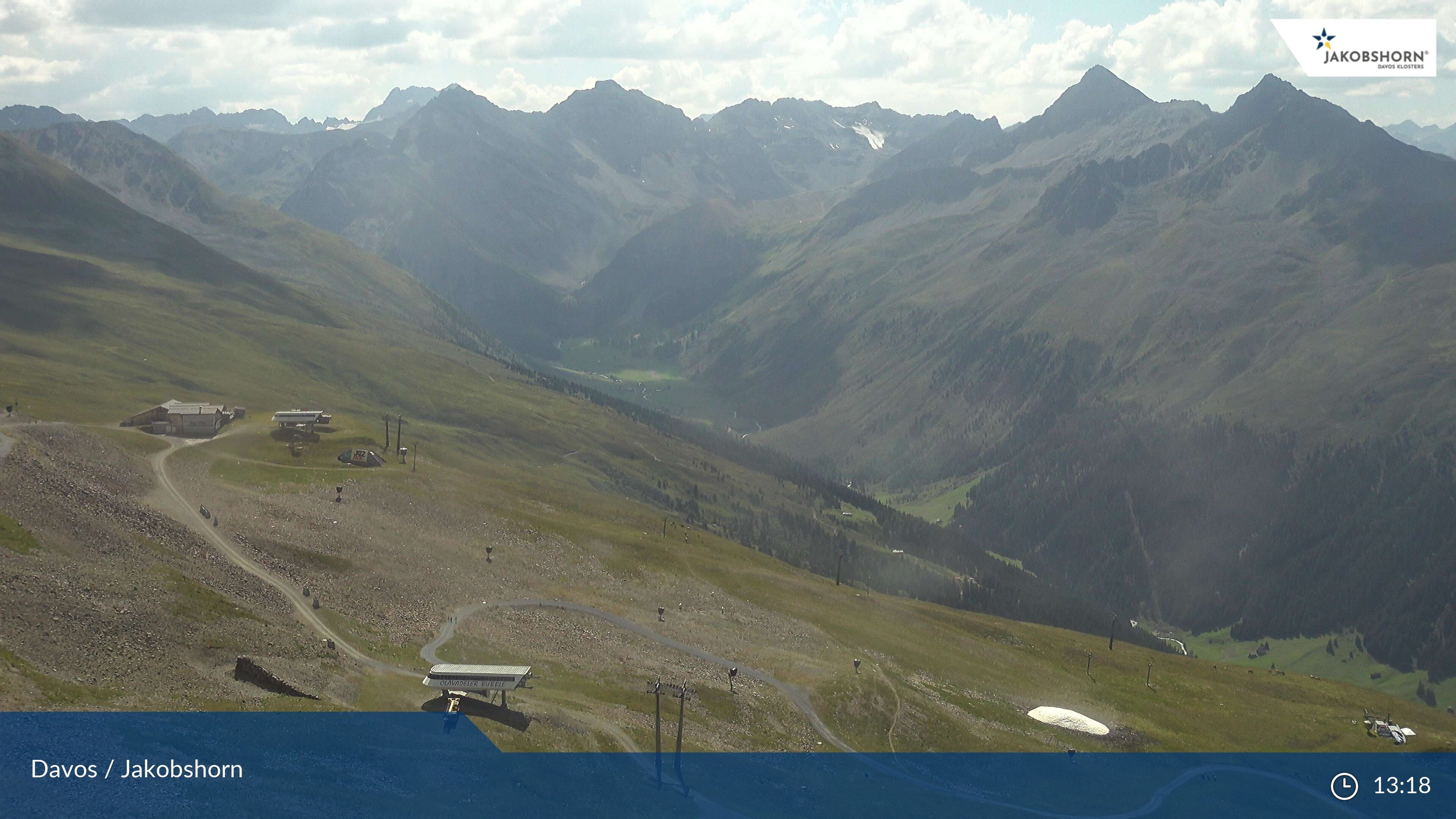 Davos: Platz - Jakobshorn, Blick Jatzhütte