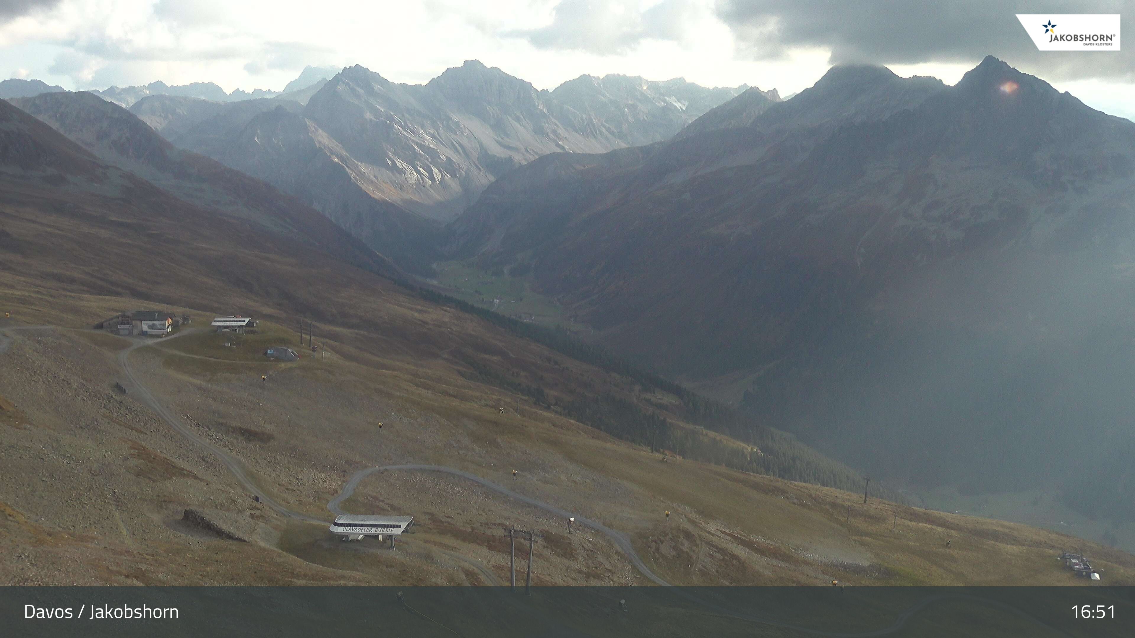 Davos: Platz - Jakobshorn, Blick Jatzhütte