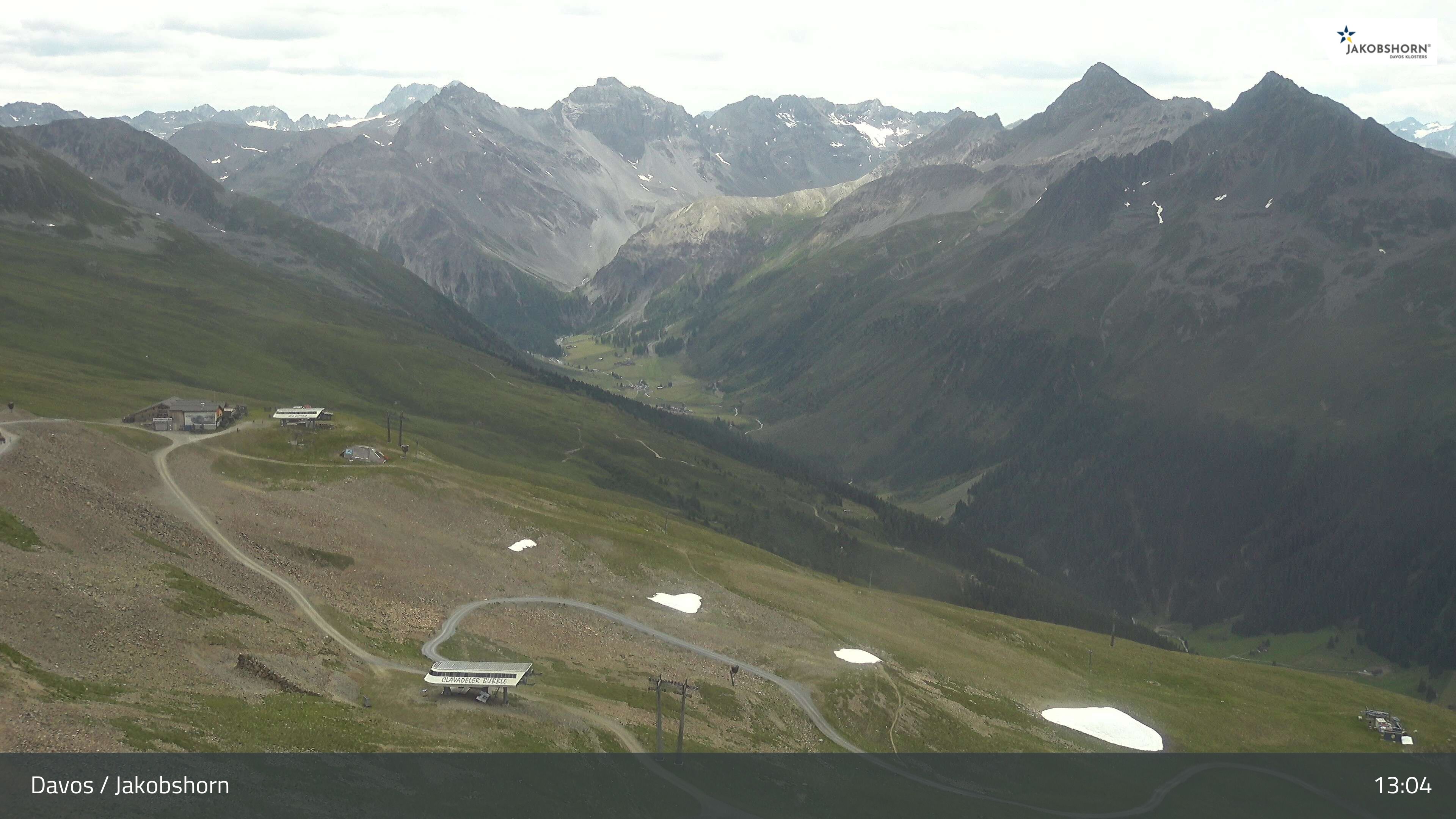 Davos: Platz - Jakobshorn, Blick Jatzhütte