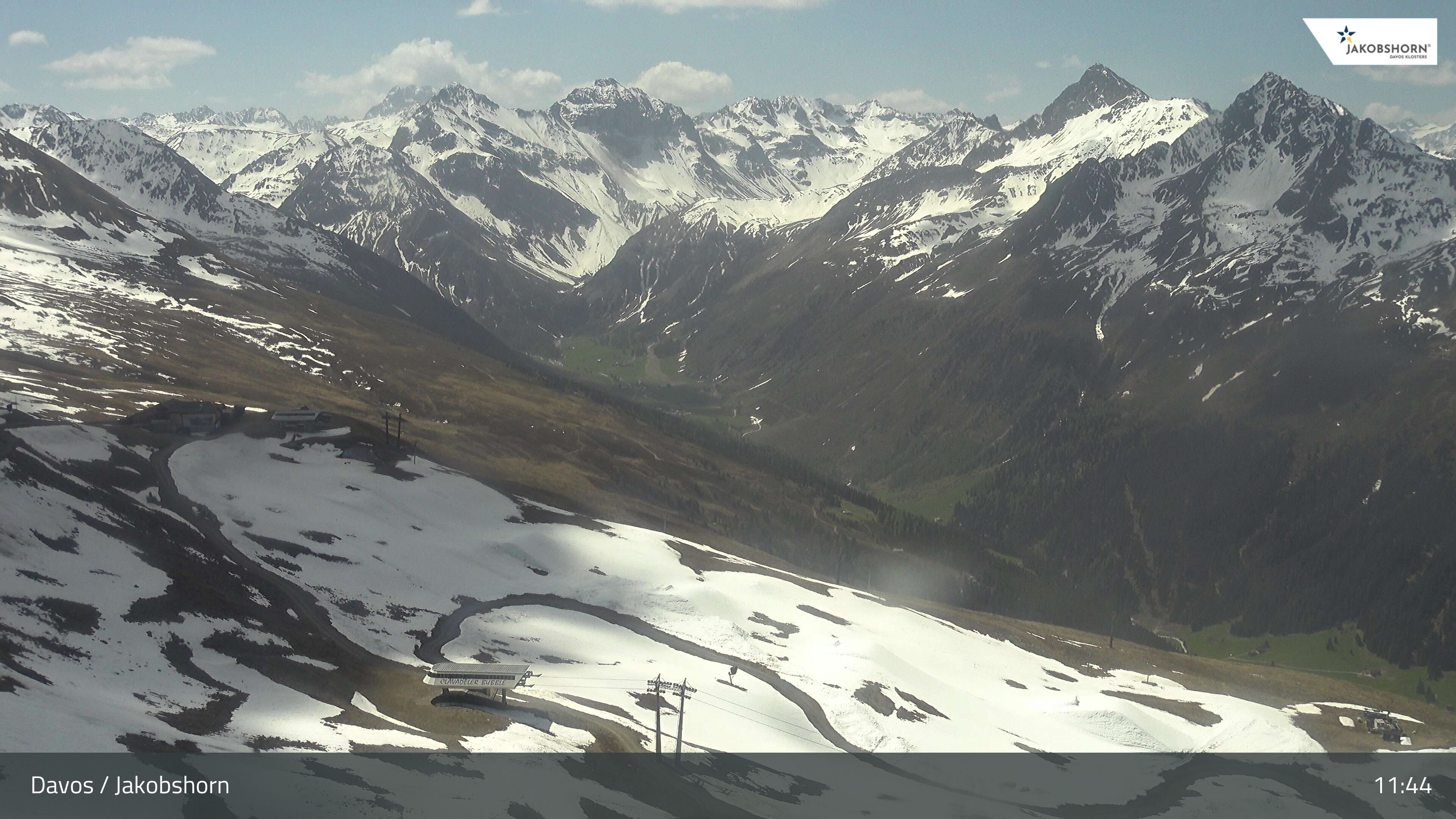 Davos: Platz - Jakobshorn, Blick Jatzhütte