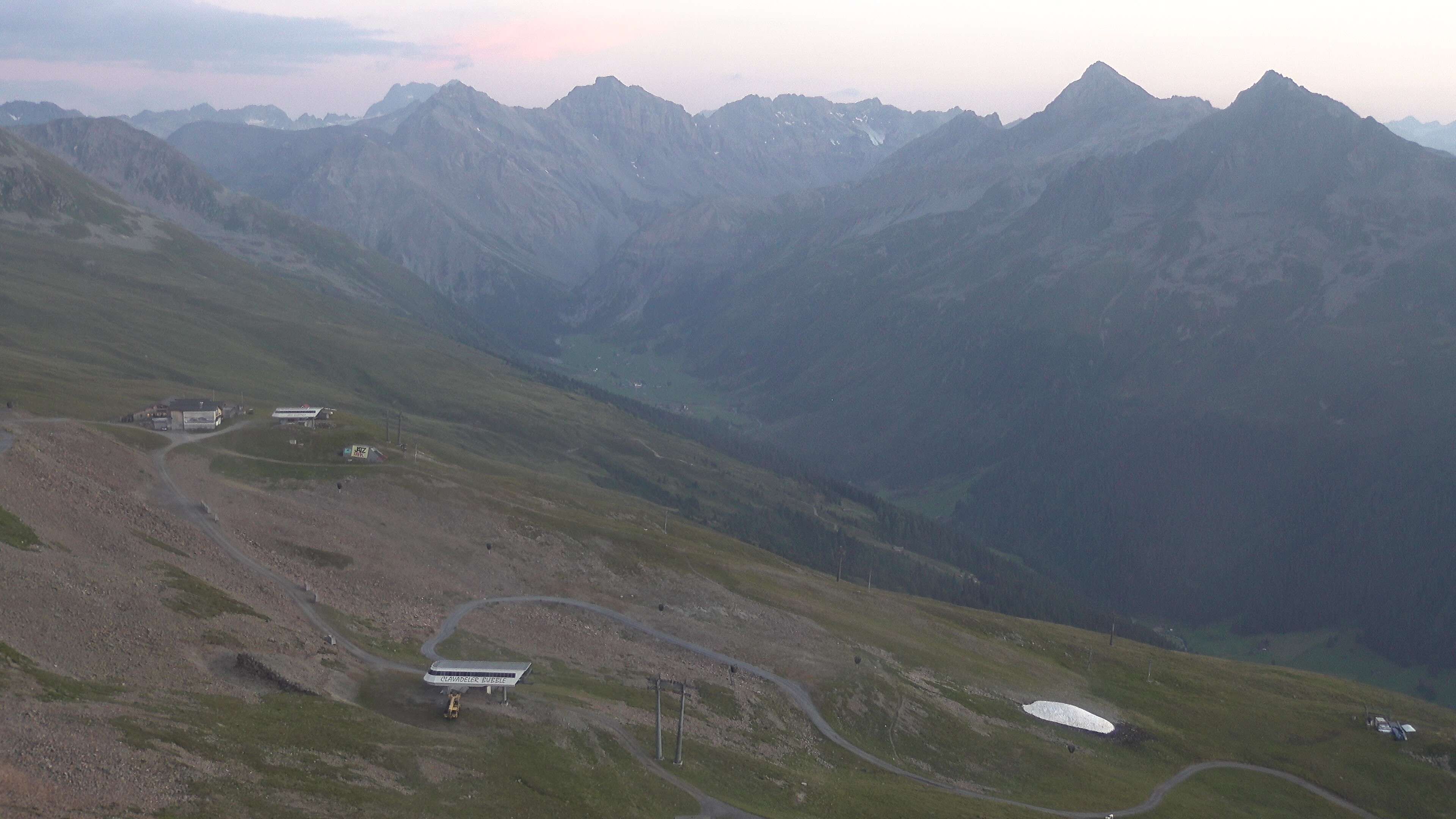 Davos: Platz - Jakobshorn, Blick Jatzhütte