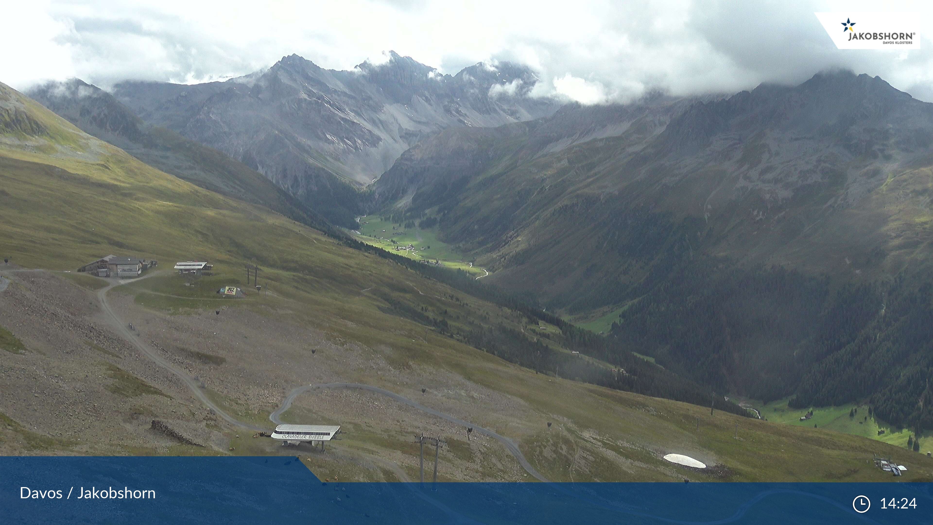 Davos: Platz - Jakobshorn, Blick Jatzhütte