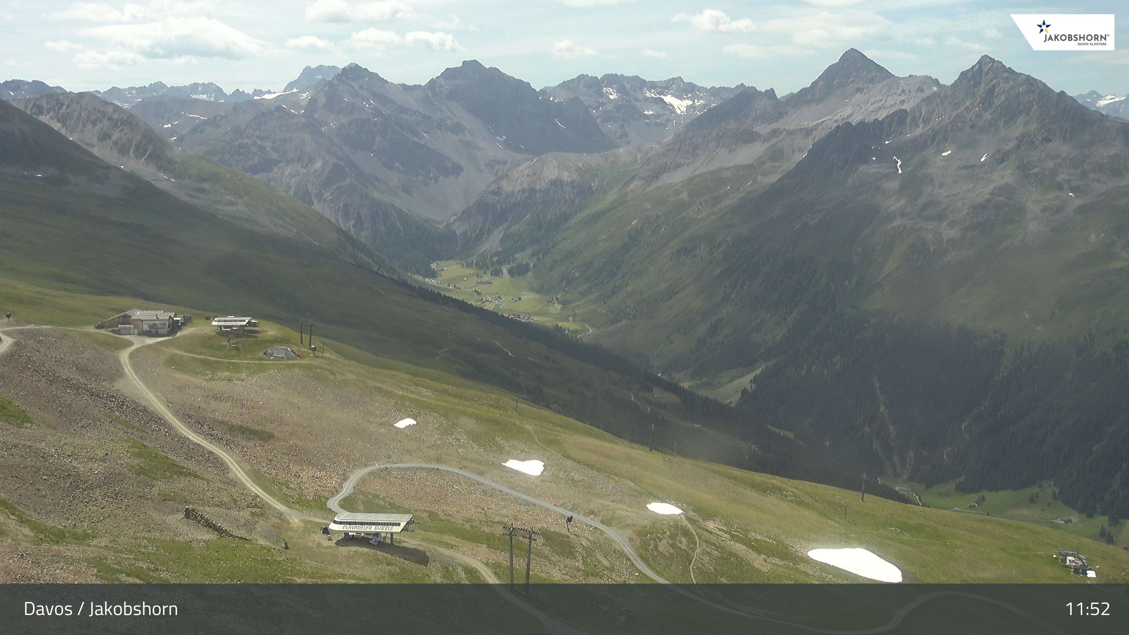 Davos: Platz - Jakobshorn, Blick Jatzhütte