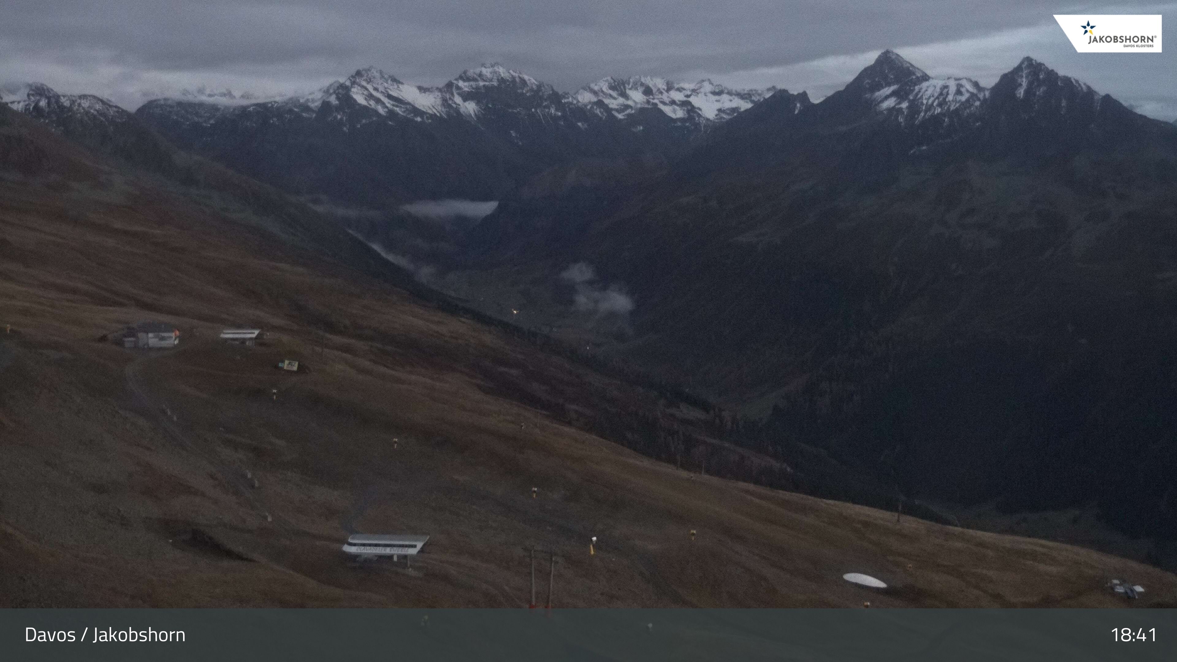 Davos: Platz - Jakobshorn, Blick Jatzhütte