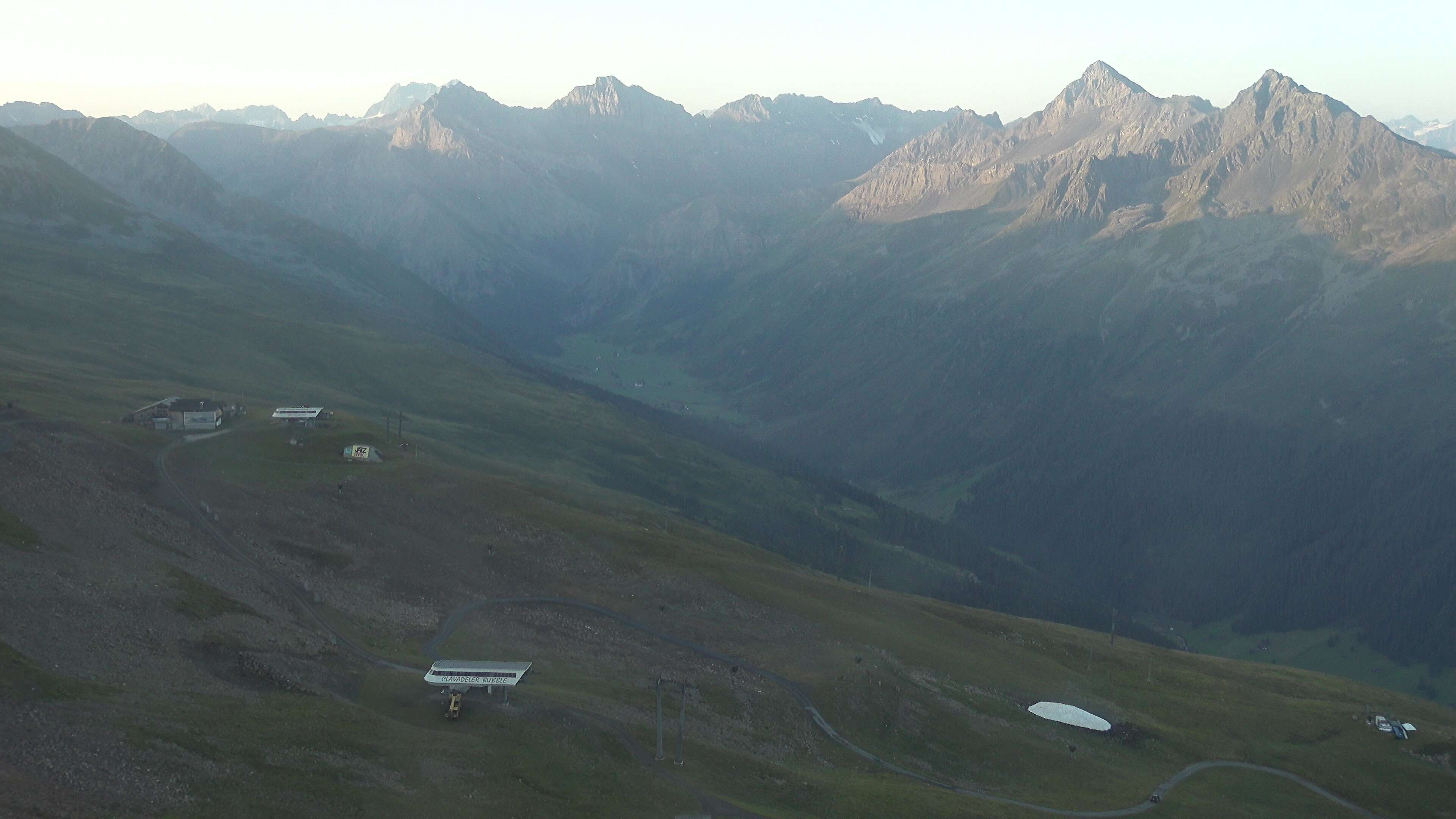 Davos: Platz - Jakobshorn, Blick Jatzhütte