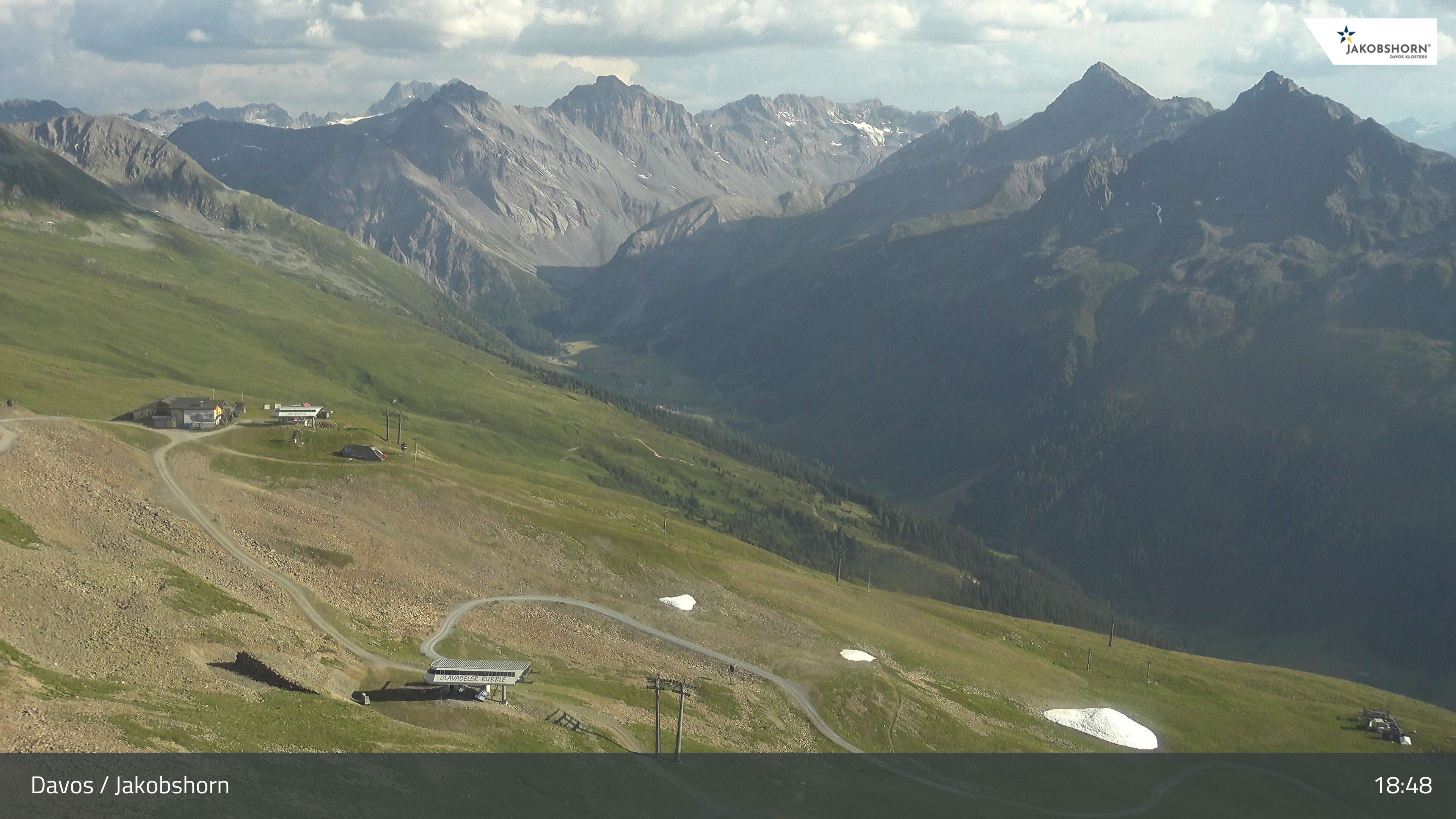 Davos: Platz - Jakobshorn, Blick Jatzhütte