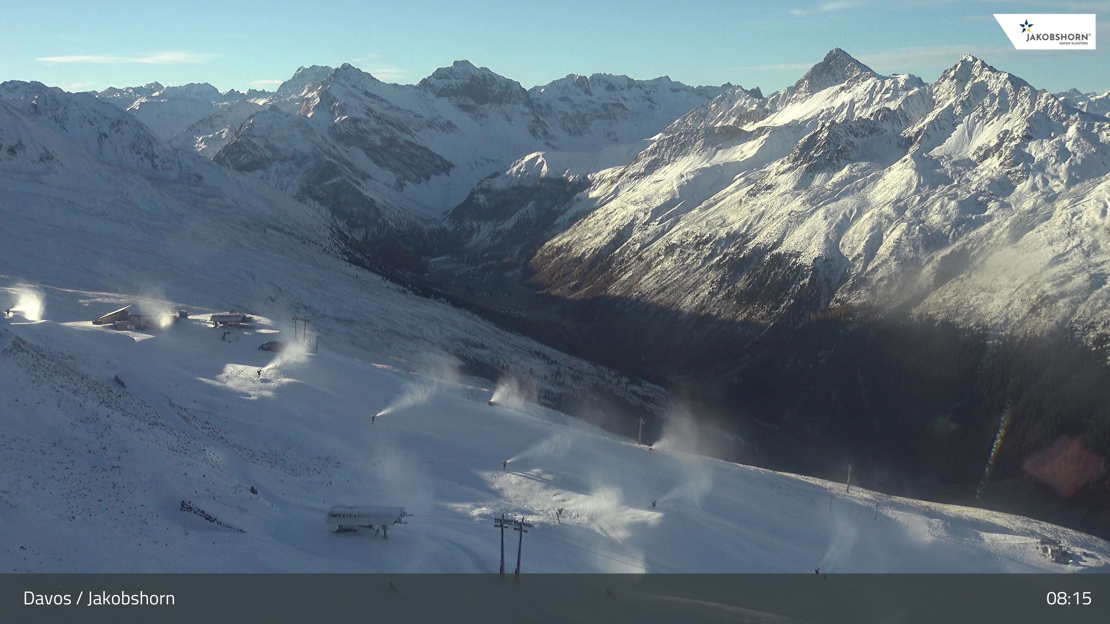 Davos: Platz - Jakobshorn, Blick Jatzhütte