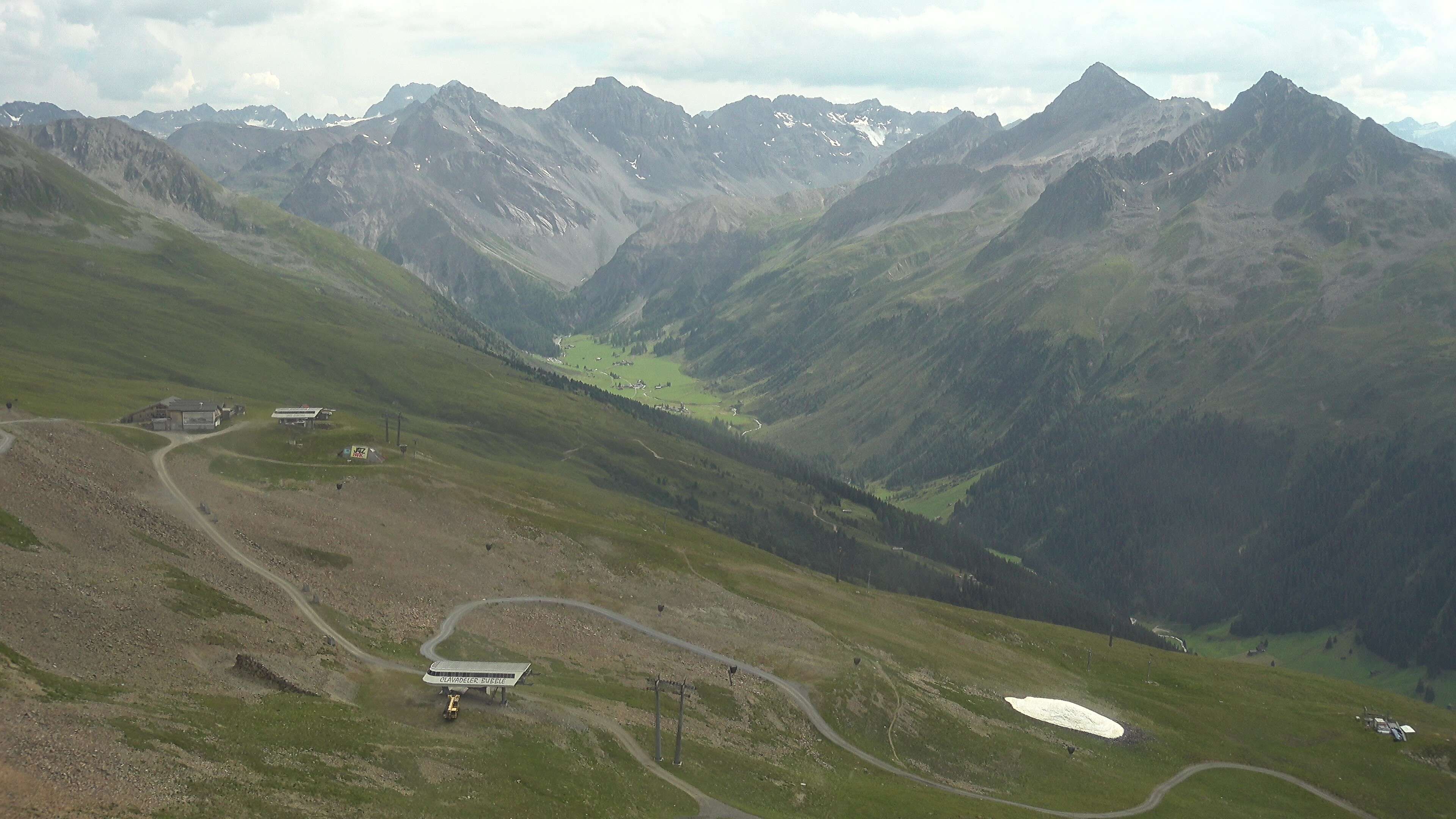 Davos: Platz - Jakobshorn, Blick Jatzhütte