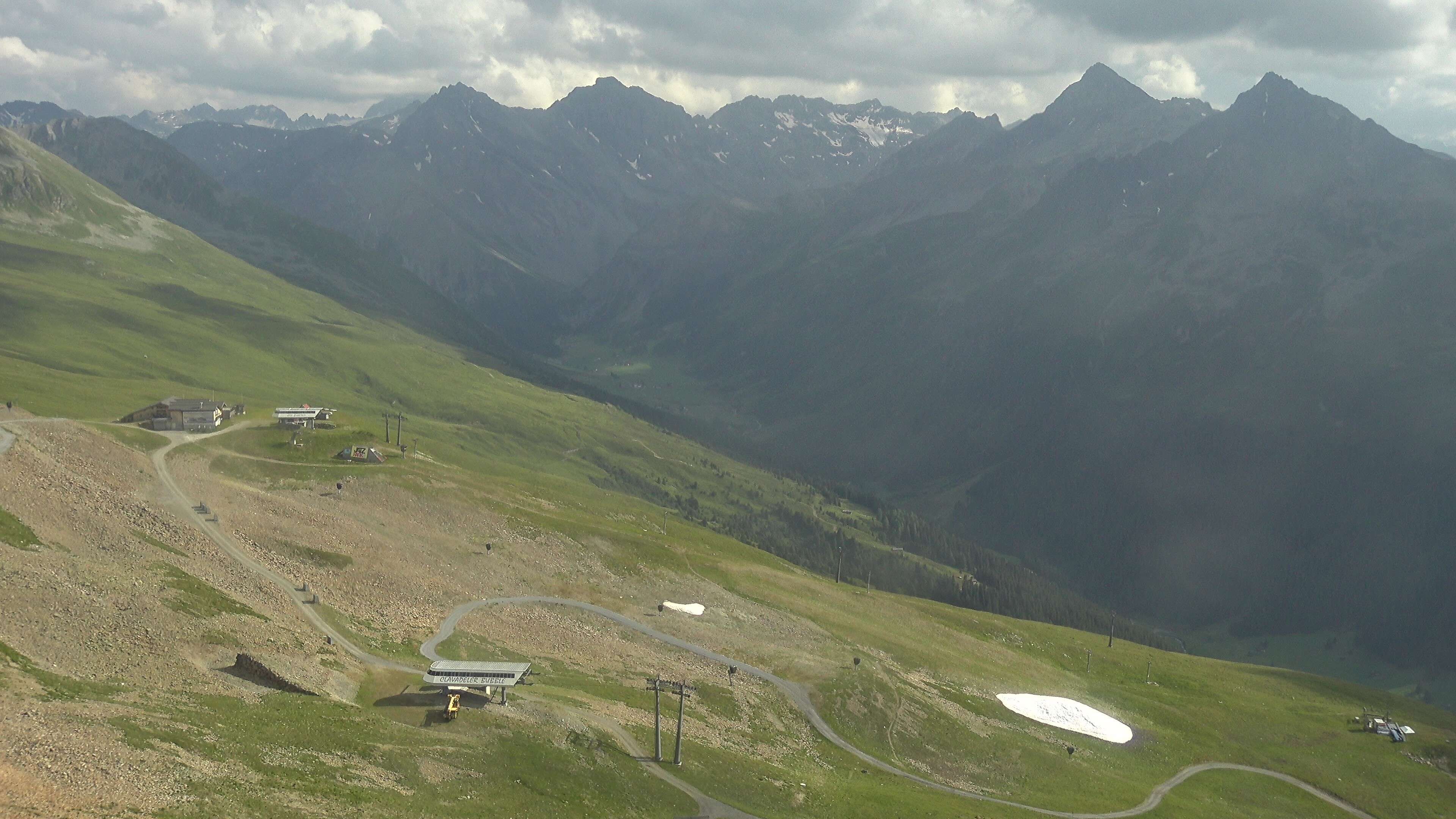 Davos: Platz - Jakobshorn, Blick Jatzhütte