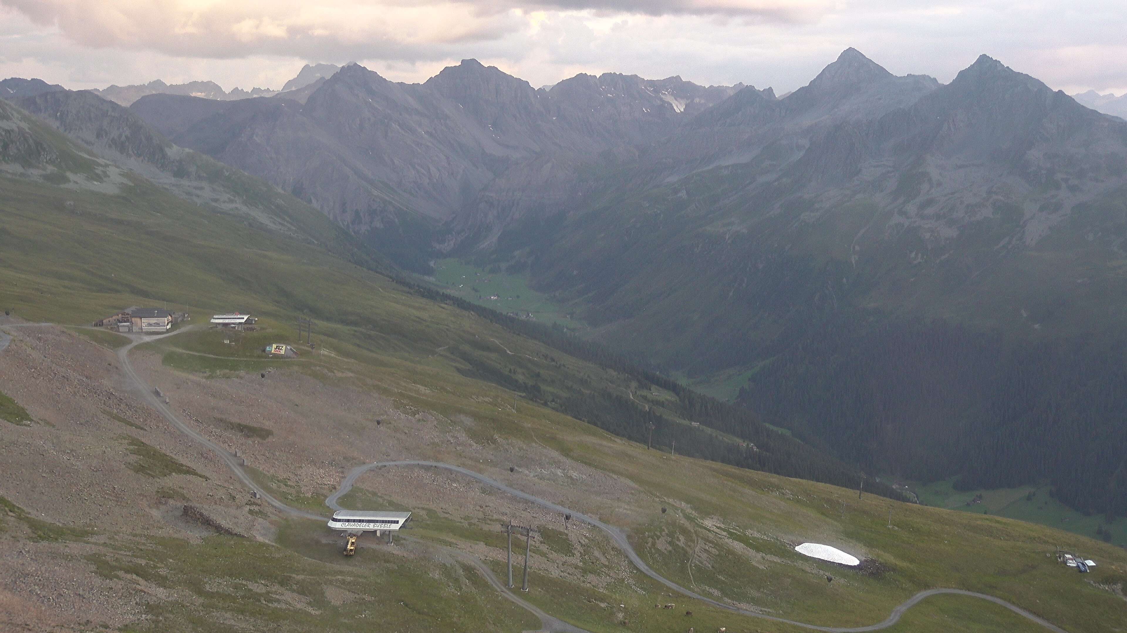 Davos: Platz - Jakobshorn, Blick Jatzhütte