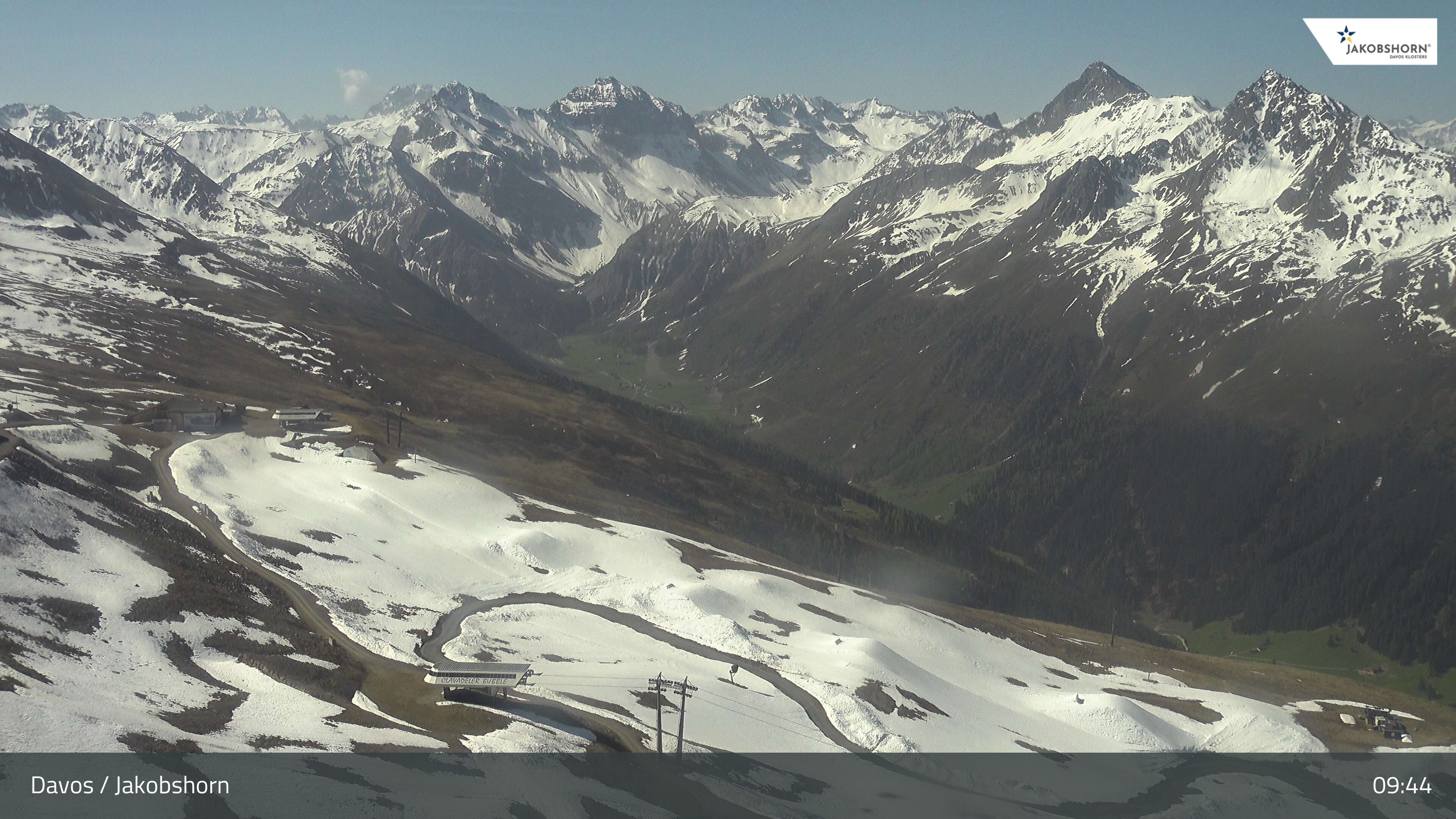 Davos: Platz - Jakobshorn, Blick Jatzhütte