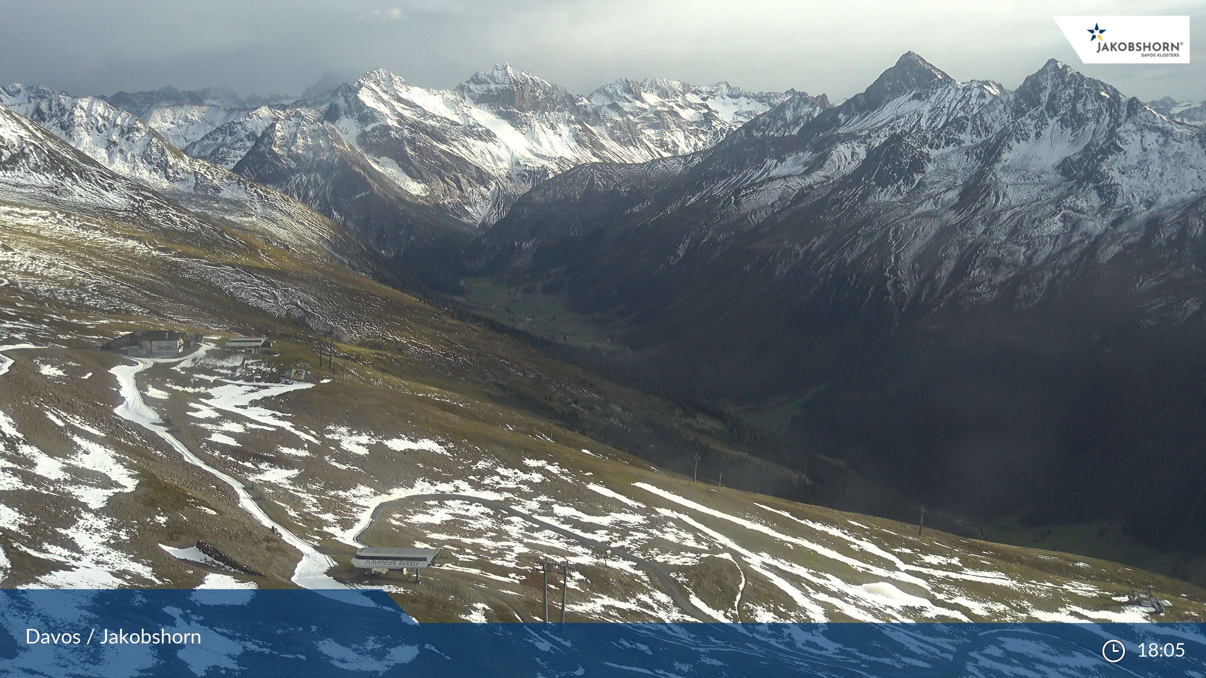 Davos: Platz - Jakobshorn, Blick Jatzhütte