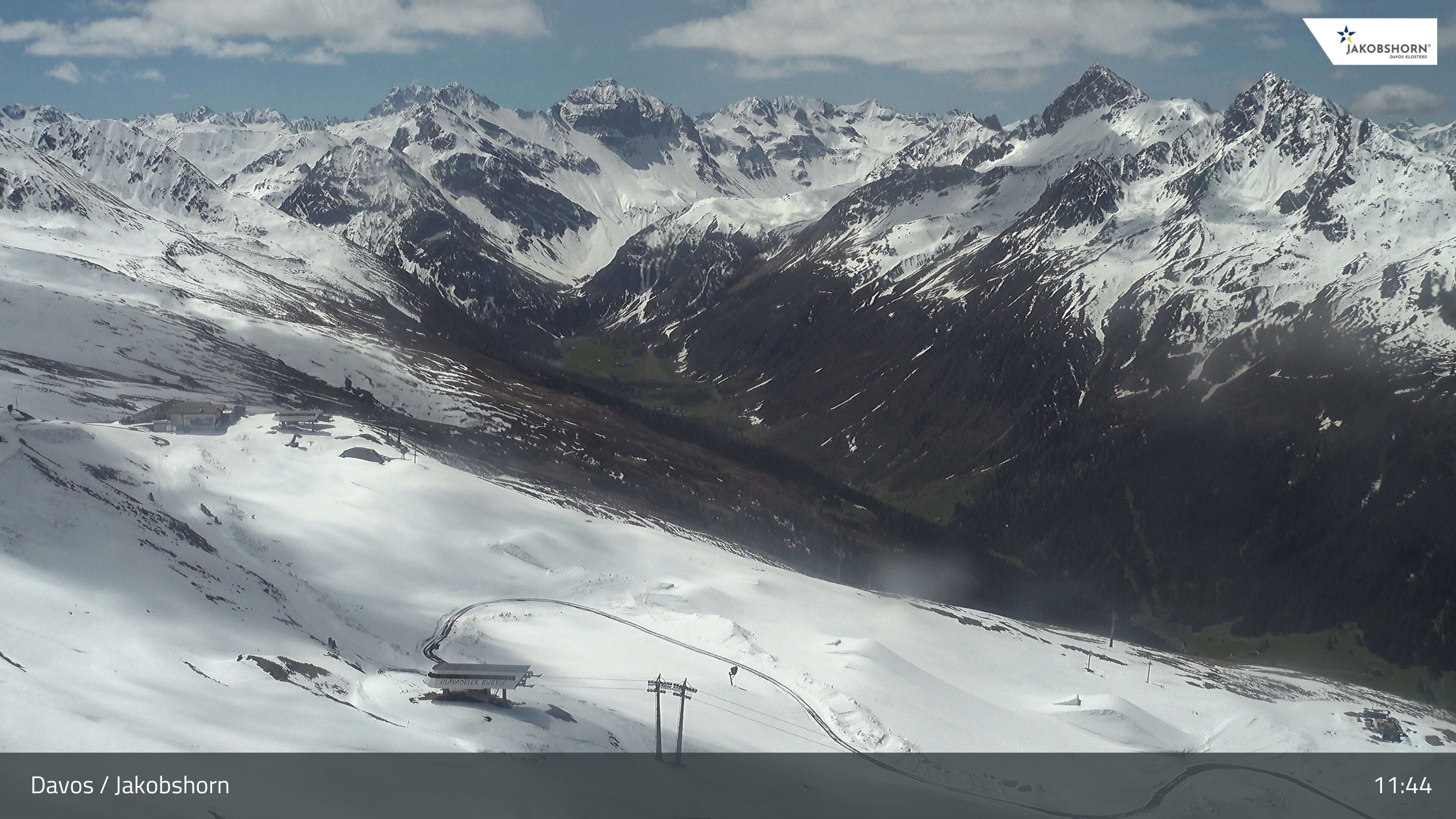 Davos: Platz - Jakobshorn, Blick Jatzhütte