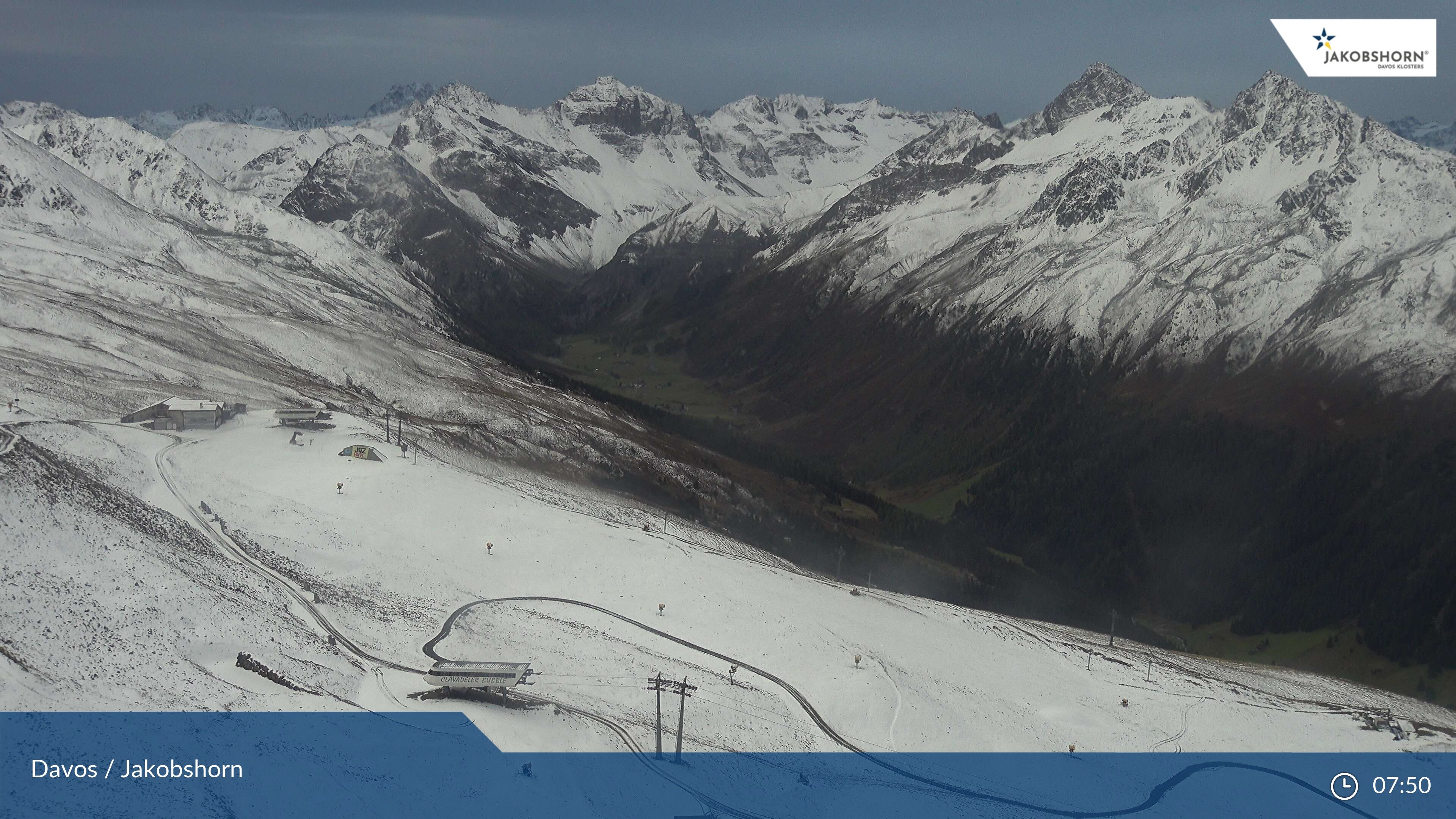 Davos: Platz - Jakobshorn, Blick Jatzhütte