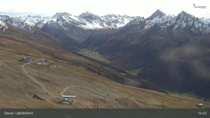 Davos: Platz - Jakobshorn, Blick Jatzhütte