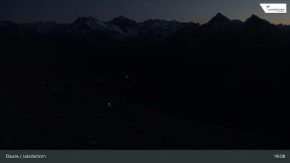 Davos: Platz - Jakobshorn, Blick Jatzhütte