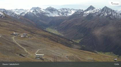 Davos: Platz - Jakobshorn, Blick Jatzhütte