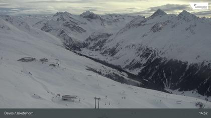 Davos: Platz - Jakobshorn, Blick Jatzhütte