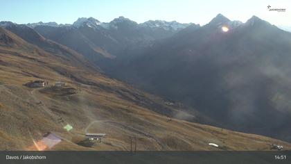 Davos: Platz - Jakobshorn, Blick Jatzhütte