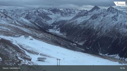 Davos: Platz - Jakobshorn, Blick Jatzhütte