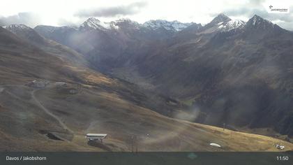 Davos: Platz - Jakobshorn, Blick Jatzhütte