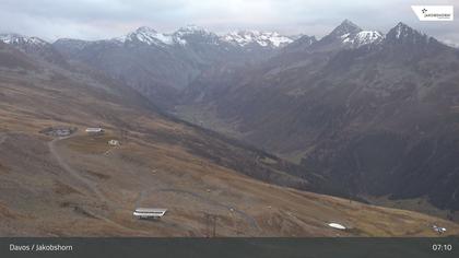 Davos: Platz - Jakobshorn, Blick Jatzhütte