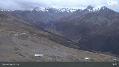 Davos: Platz - Jakobshorn, Blick Jatzhütte