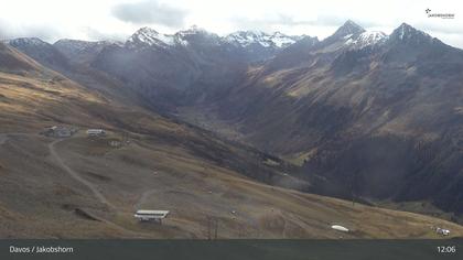 Davos: Platz - Jakobshorn, Blick Jatzhütte