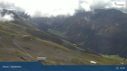 Davos: Platz - Jakobshorn, Blick Jatzhütte