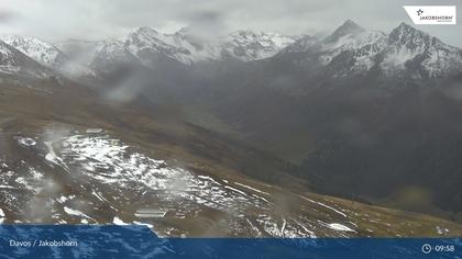 Davos: Platz - Jakobshorn, Blick Jatzhütte