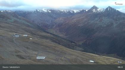 Davos: Platz - Jakobshorn, Blick Jatzhütte