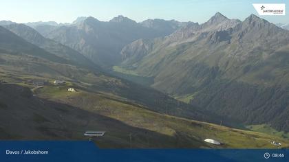 Davos: Platz - Jakobshorn, Blick Jatzhütte