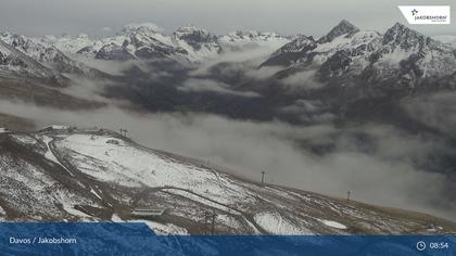 Davos: Platz - Jakobshorn, Blick Jatzhütte