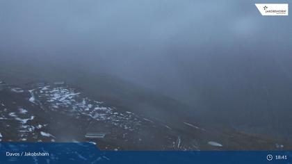 Davos: Platz - Jakobshorn, Blick Jatzhütte