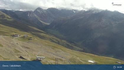 Davos: Platz - Jakobshorn, Blick Jatzhütte