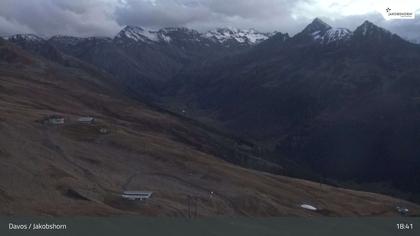 Davos: Platz - Jakobshorn, Blick Jatzhütte