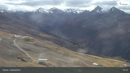 Davos: Platz - Jakobshorn, Blick Jatzhütte