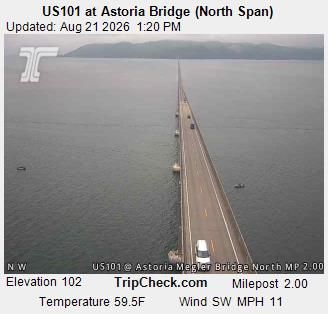 Traffic Cam Astoria: US 101 at - Bridge (North Span)