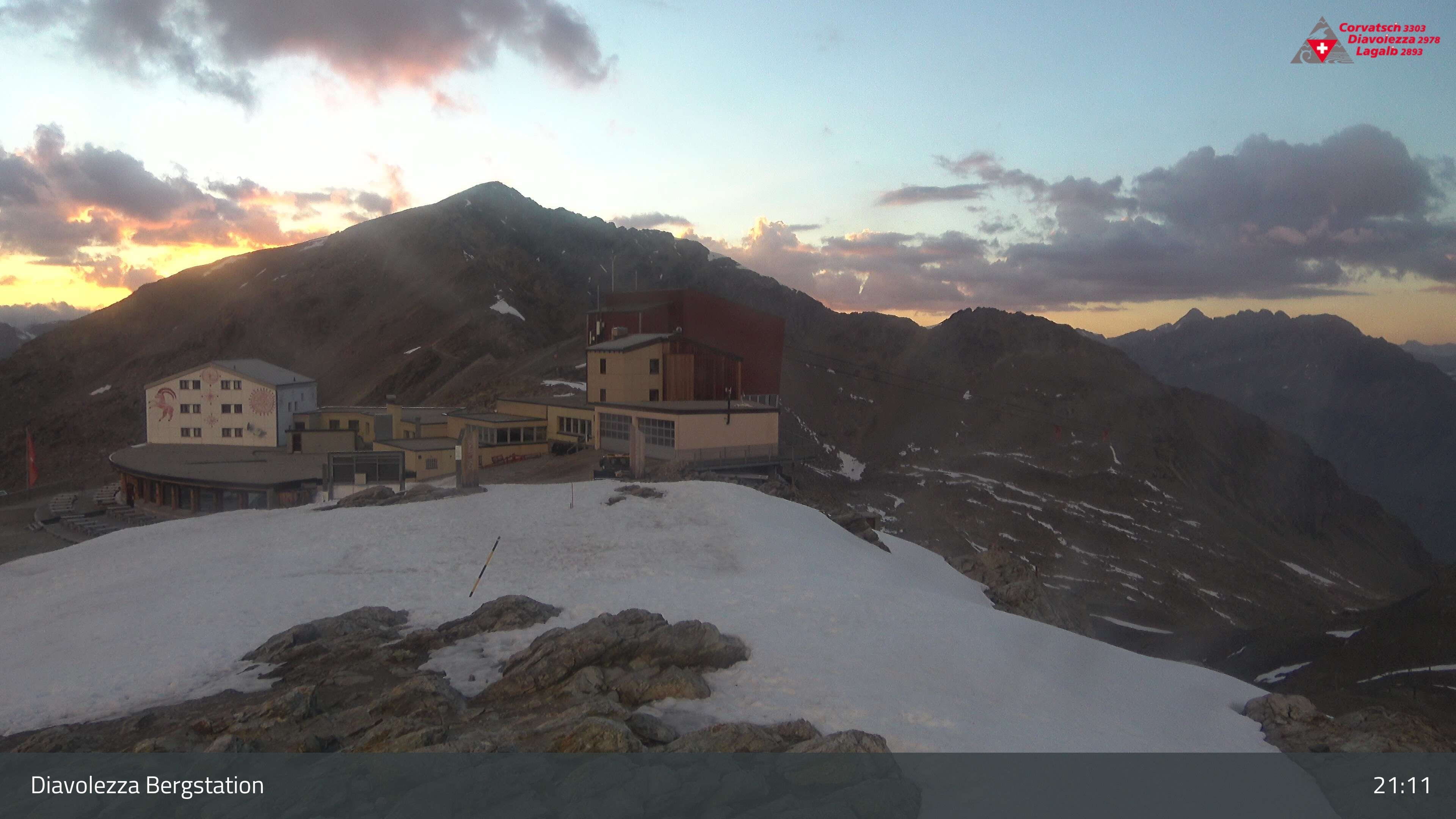 Pontresina: Diavolezza Bergstation, Diavolezza Bergstation, 2978 m