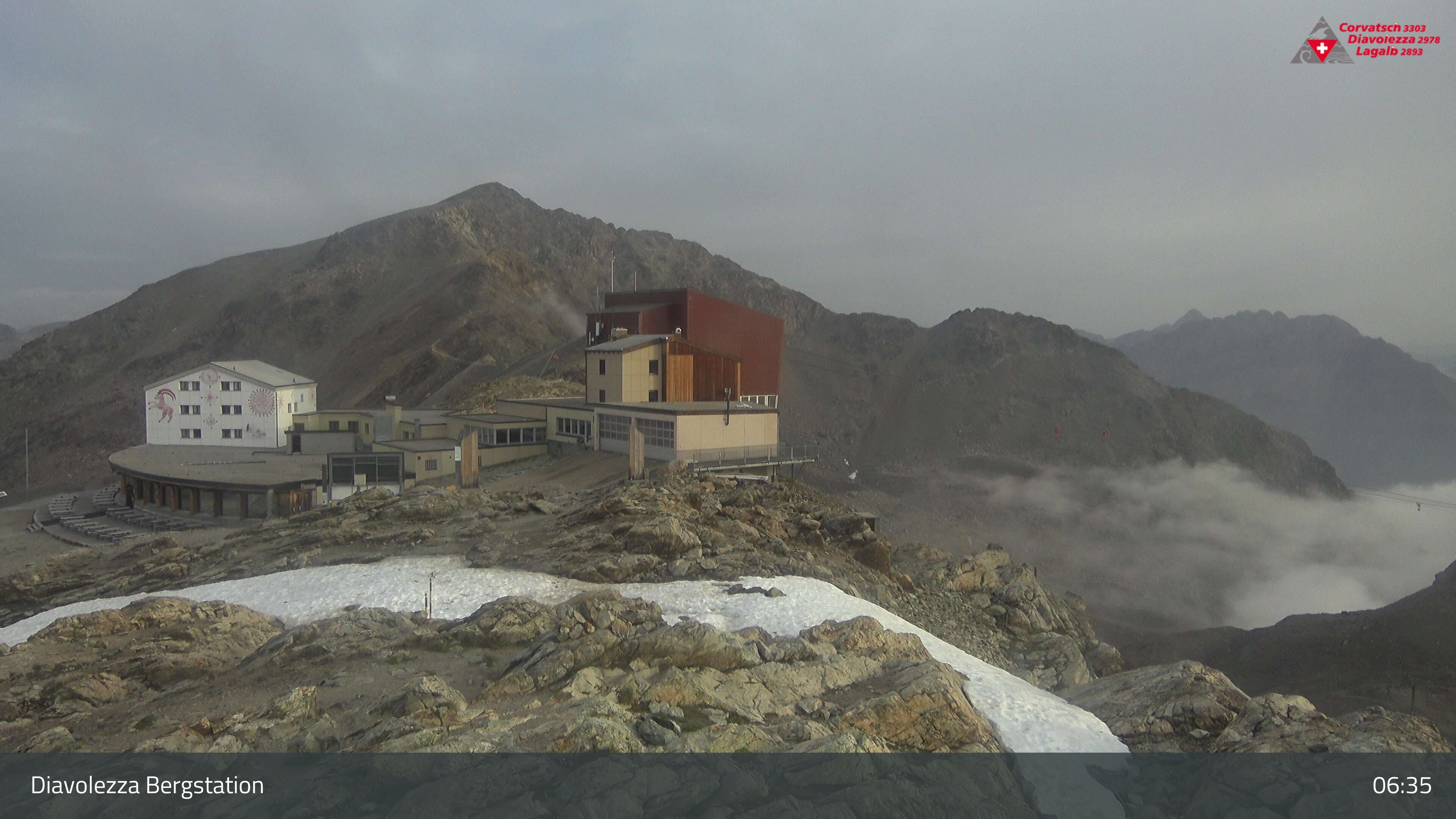 Pontresina: Diavolezza Bergstation, Diavolezza Bergstation, 2978 m