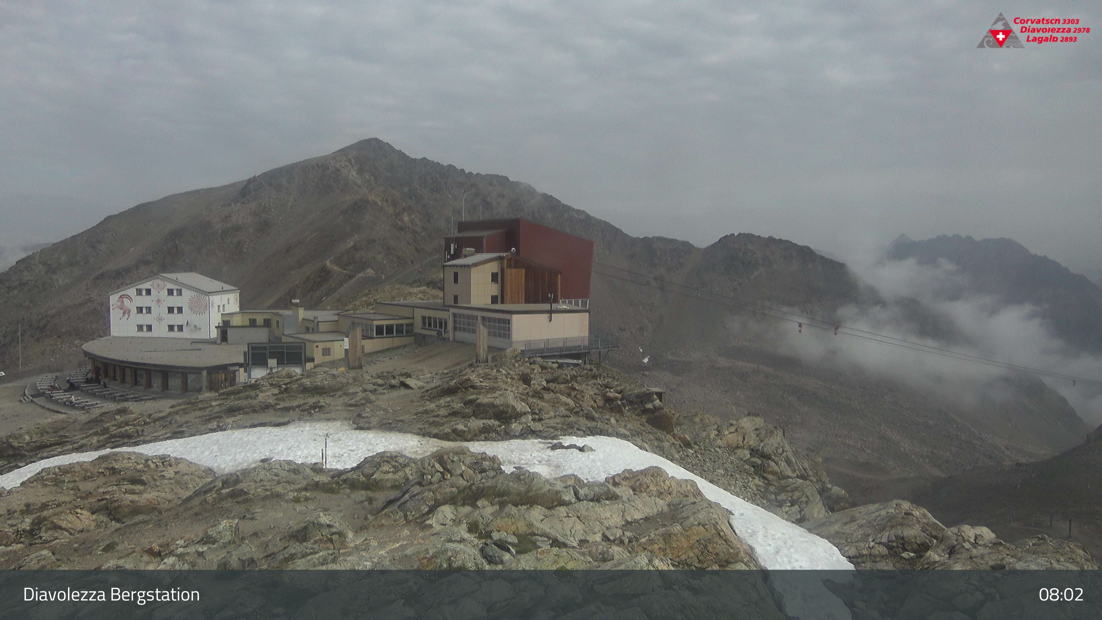 Pontresina: Diavolezza Bergstation, Diavolezza Bergstation, 2978 m
