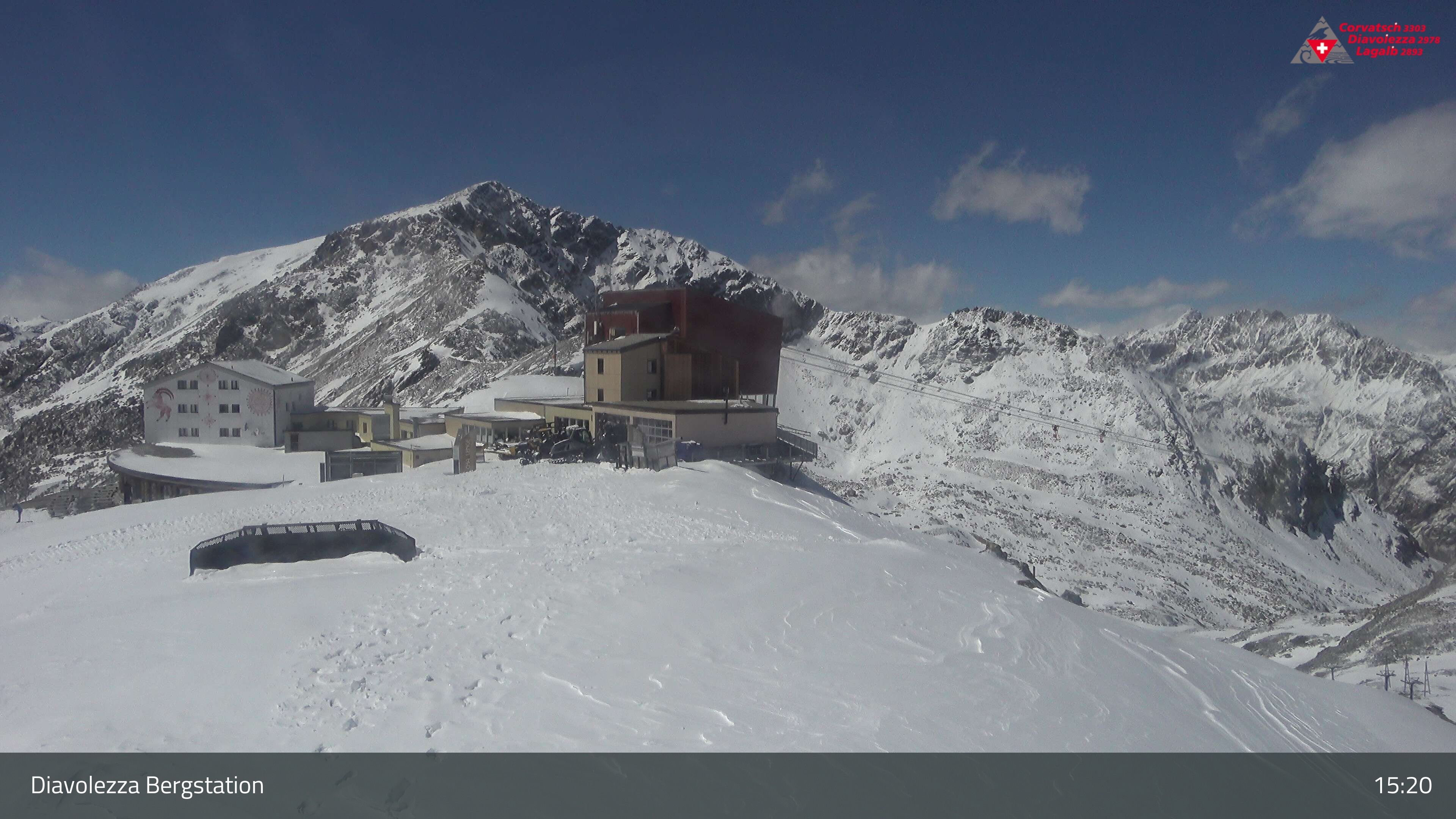 Pontresina: Diavolezza Bergstation, Diavolezza Bergstation, 2978 m