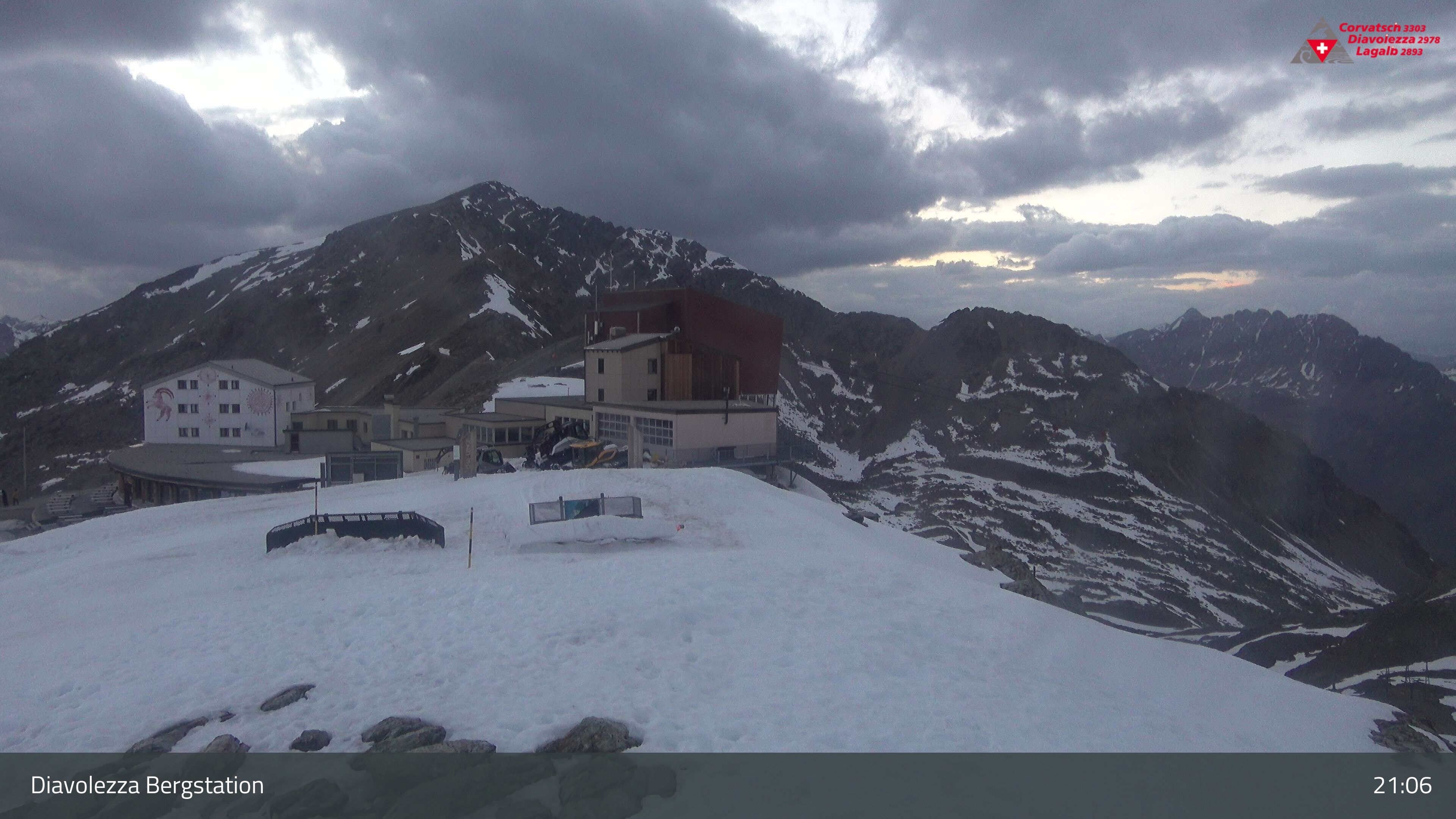 Pontresina: Diavolezza Bergstation, Diavolezza Bergstation, 2978 m