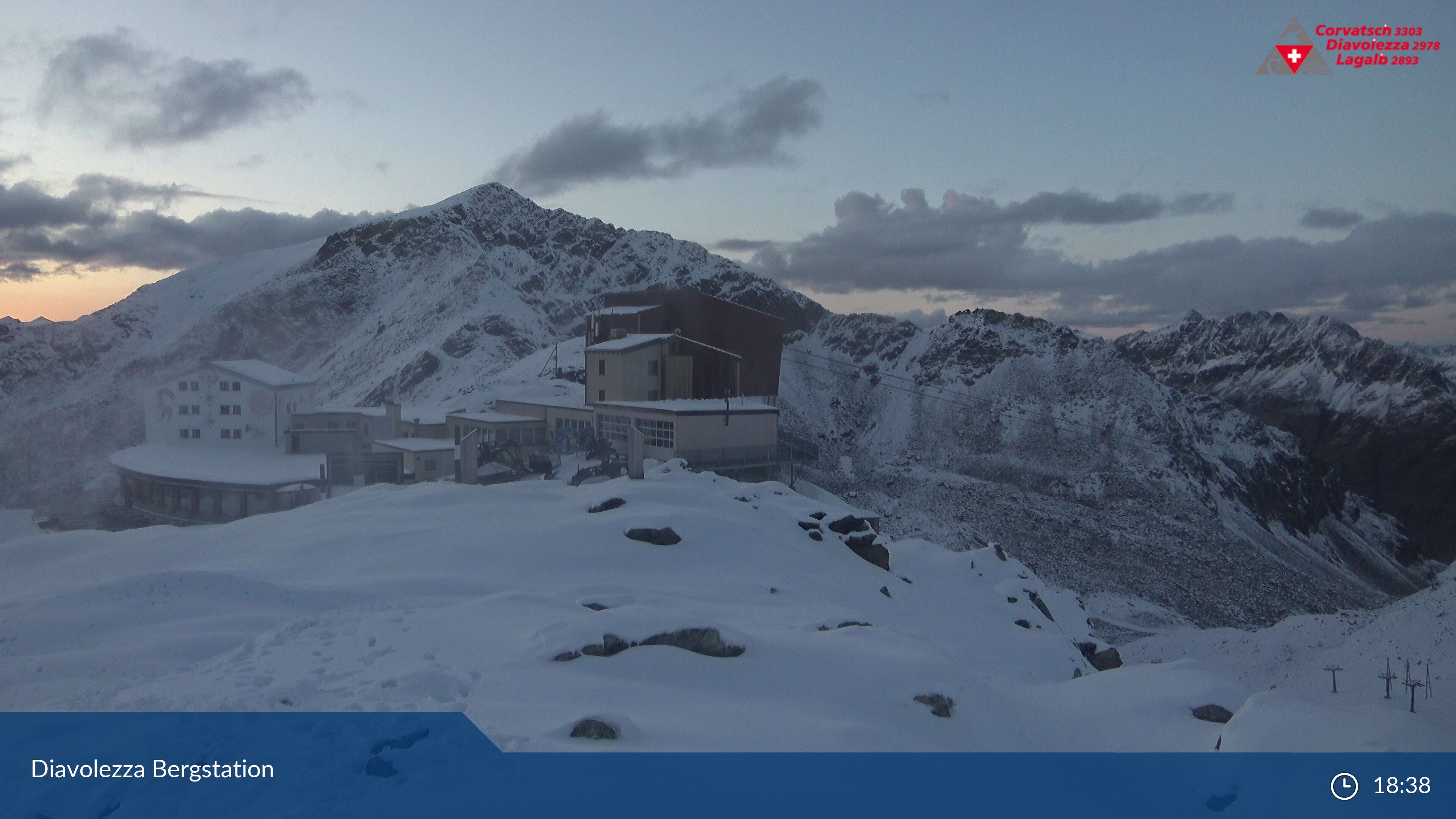 Pontresina: Diavolezza Bergstation, Diavolezza Bergstation, 2978 m