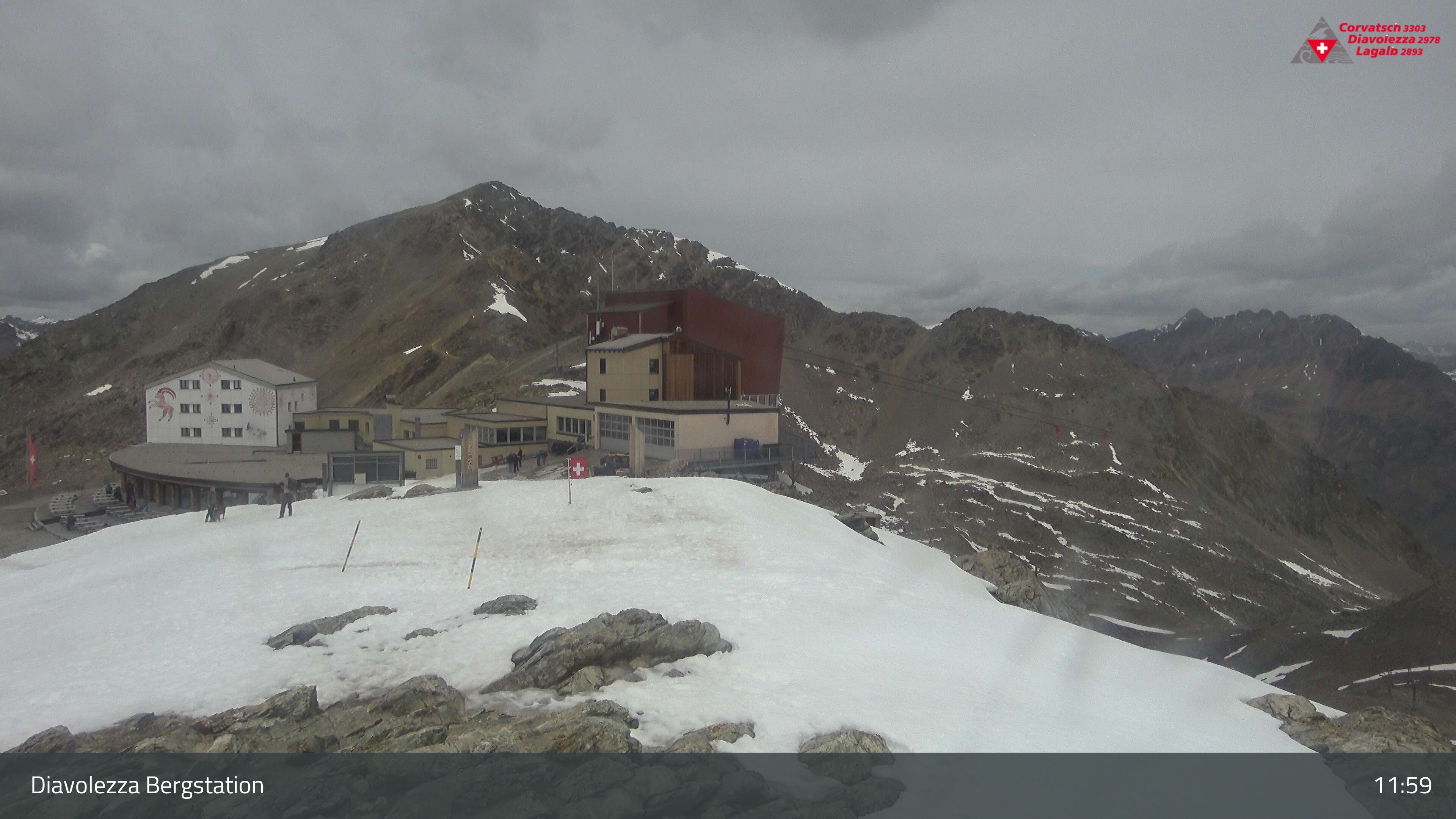 Pontresina: Diavolezza Bergstation, Diavolezza Bergstation, 2978 m