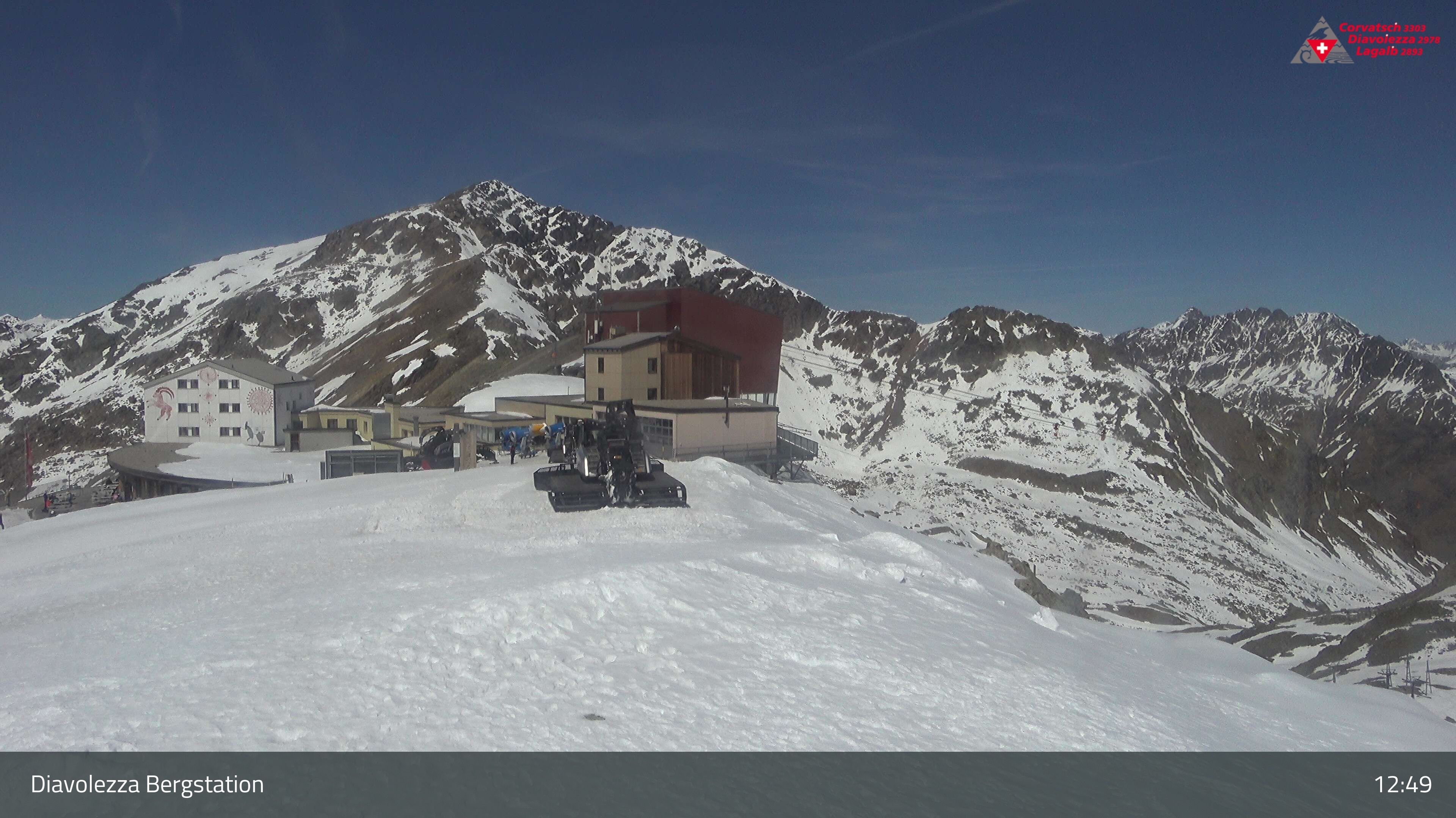 Pontresina: Diavolezza Bergstation, Diavolezza Bergstation, 2978 m