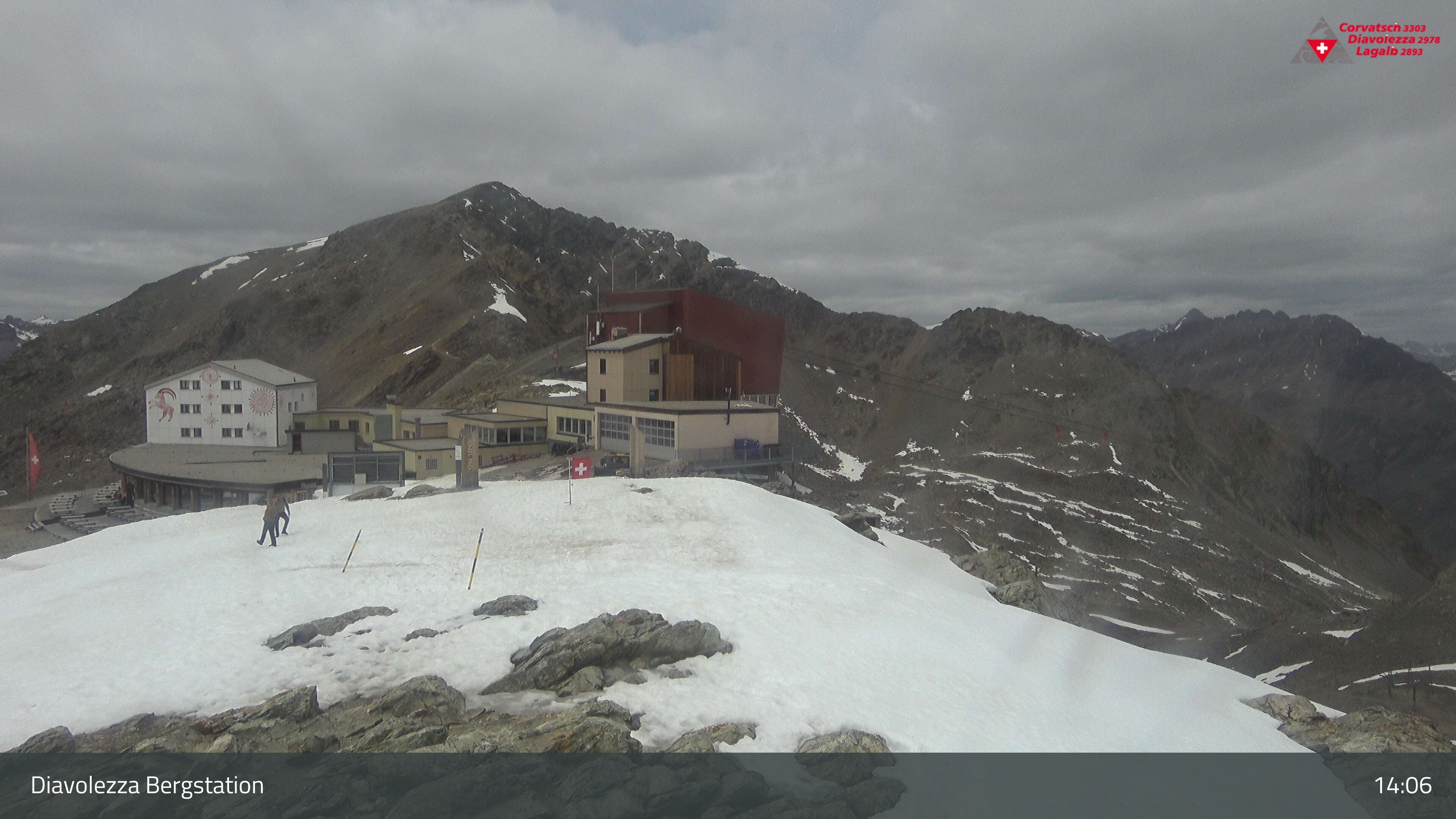 Pontresina: Diavolezza Bergstation, Diavolezza Bergstation, 2978 m